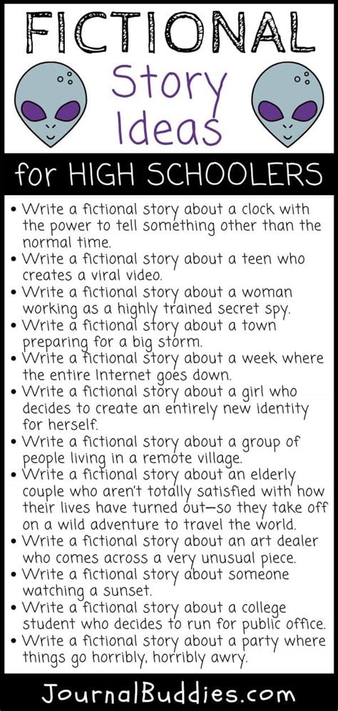 fictional narrative story ideas.